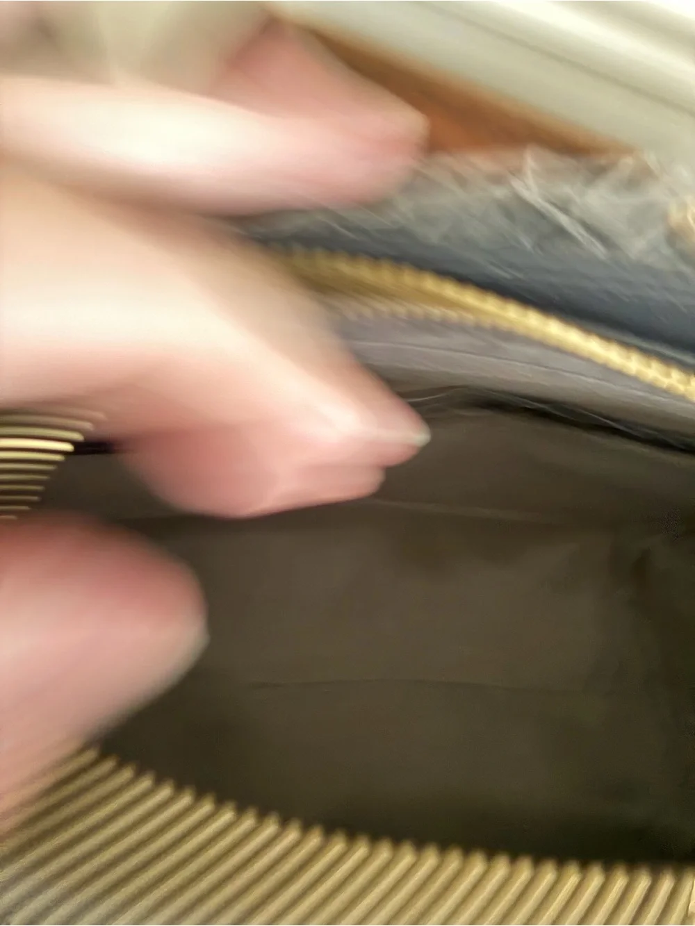 Ellen Tracy Black Quilted and Studded Top-Handle Satchel with Gold Accents